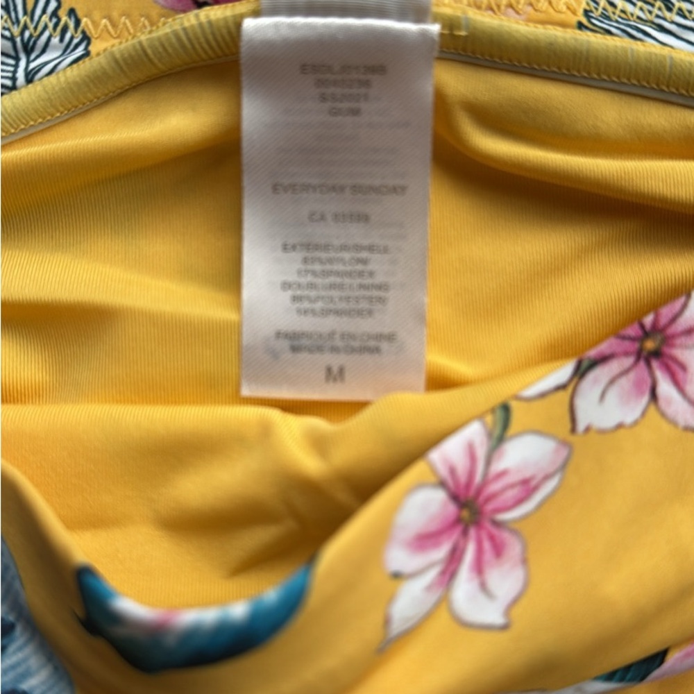 Floral Yellow Bikini Set - Picture 3 of 8